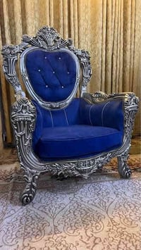 7 مقاعد تخم مصري خشب زان لون فضي مع ثلاث طبلات مرمر السعر ٦٥٠ مكانه ال...