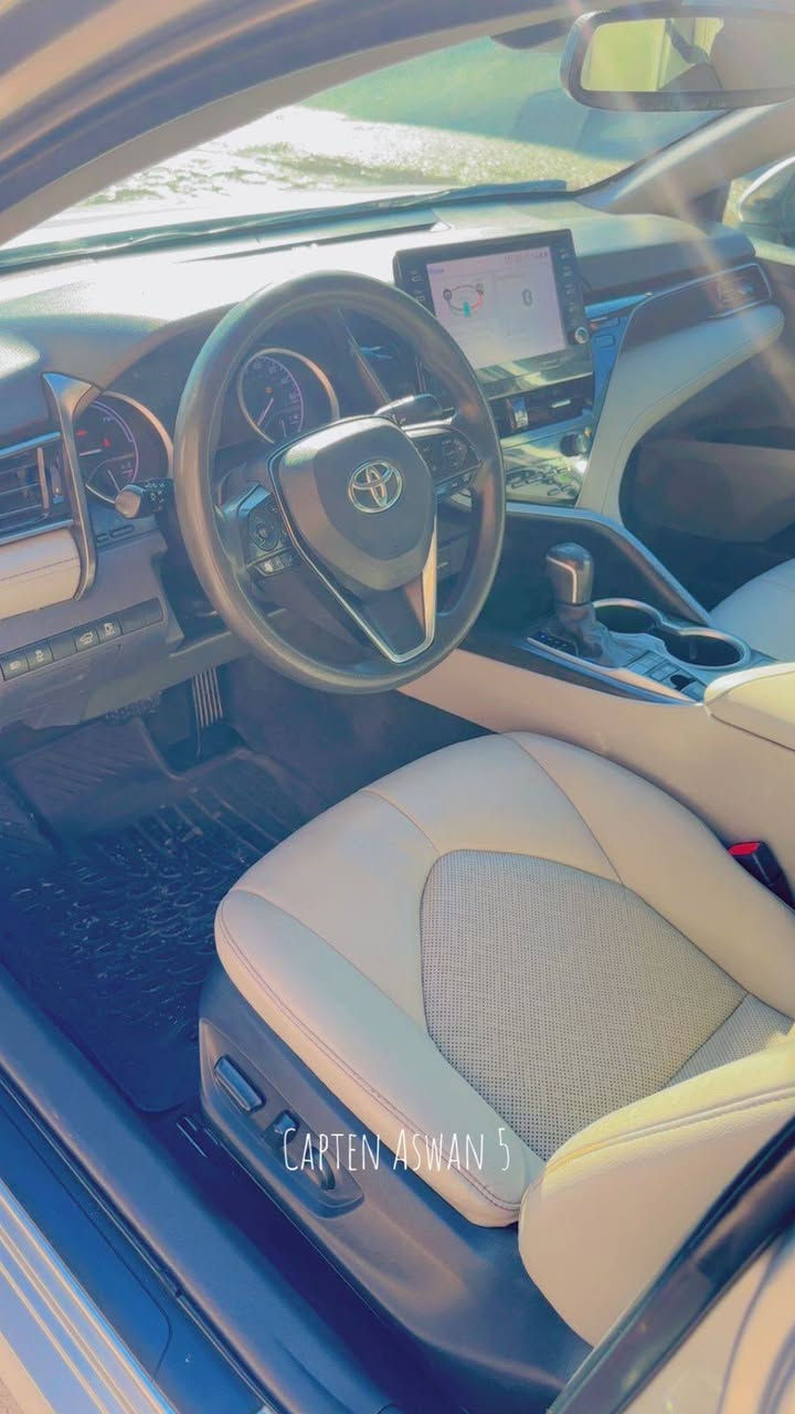 تحيه طيبه السلام
كامري 2022 
فئة XLE
ماشيه 108 ألف 
فول مواصفات عدا الفتحه
بصمه تشغيل عن بعد 
بصمه ابواب 
هايبرد
فول ردارات 
كاميراه 3d 
حساسات اماميه وجانبية
تحكم ستيرن جهتين
كراسي الامامية تحكم كهربائي جميع الجهات
غرفه كامله جلد 
كراسي تدفئة
رادار امامي خلفي
شاشة امامية 
كار باي
شحن موبايل ذاتي لمس
فول درايفر
ويل كب ستيل الاصلي علامة تويوتا
السعر 175 ورقه 
أي استفسار رقم صاحب السياره 
*********** أبو احمد 
مكان بغداد البياع
