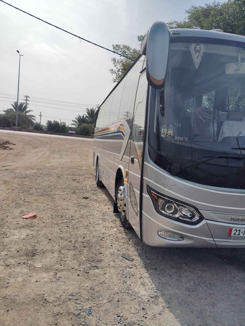 السلام عليكم باص صيني جهزا للعمل تاير ومكينه وتبريد دوشمه وبردات وحداديه 2018 الاتصال***********
