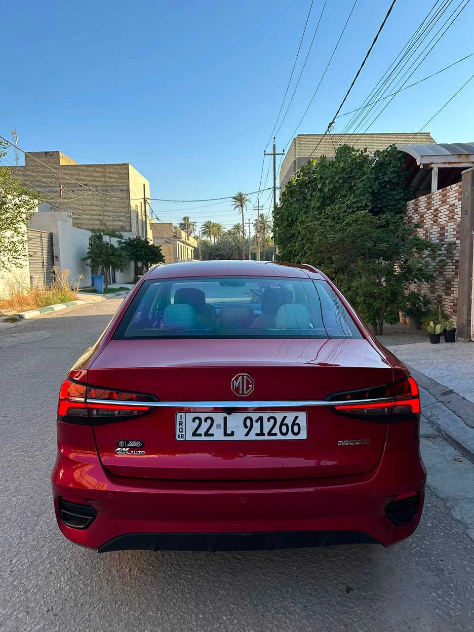 mg5 2024 بلس
كفالة عامة 
رقم اربيل دولي تحويل وكالة 
تخم تاير جديد 
داخل ابيض 
شاشة جبيرة ابل كار بلي اندوريد اوتو
كامرا 
حساسات 
اشاير مري
تحكم ستيرن جهتين
تبريد قطعتين
لايتات عدسة+براجكتور
ويل كب 
محرك1500cc تنفس طبيعي دبل كام شفت
منظومة غاز 60لتر جديدة شد الشركة مو خارجي +دفتر ضمان وصيانة
ماشية٣٧ الف كيلو
ب115وبيها مجال
مكاني كربلاء 
***********
