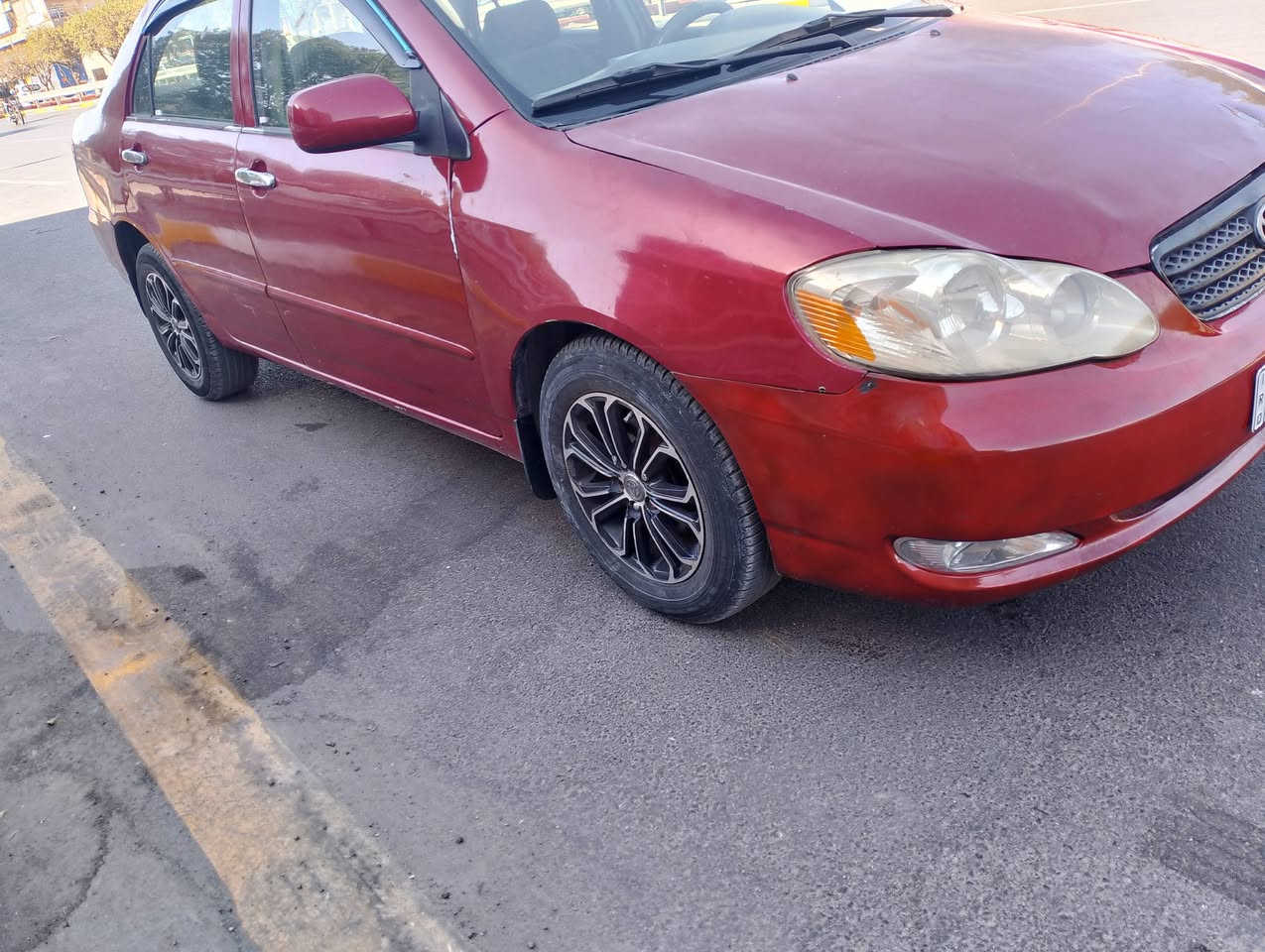 كورلا نحله 2008 بغداد دولي محرك وكير كفاله تبريد ثلج بيها صبغ حزام حادثها جاملغ وبدنه 
الغود والشواصي سليمات. القماره مابيها صبغ جارده السياره 80%نضافتها .غرفتها نظيفه.كهربائيات كلها شغاله 
سياره محركها 1800 المرغوب 
السعر 79ببها مجال بسيط حك الجية 
العنوان بغداد الدوره
رقم***********
