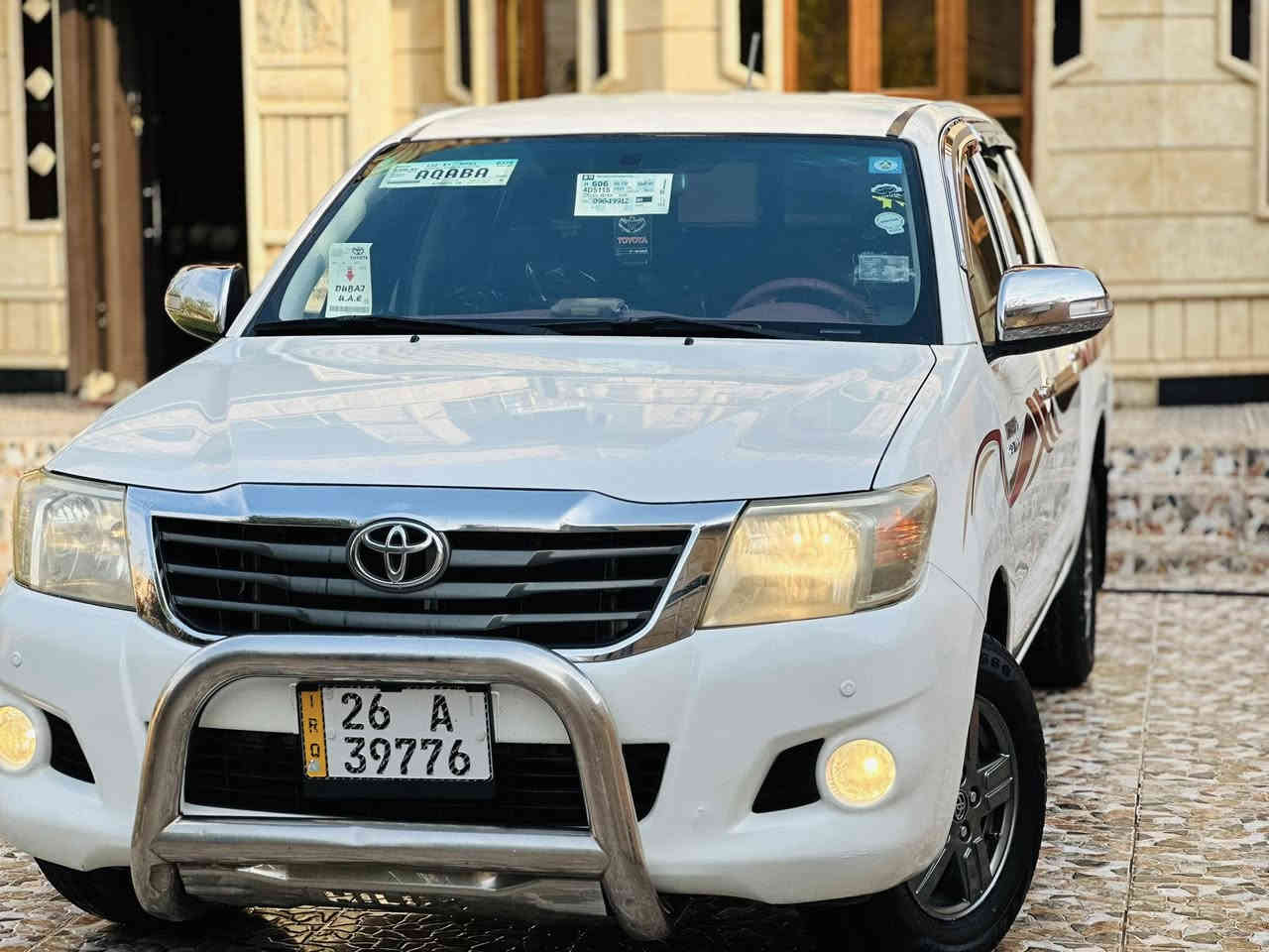 هايلوكس موديل 2013شاصي 12رقم صلاح الدين دولي
مواصفات معروفة سيارة جديدة ما ناقصها كل شيء 
السيارة مكفولة كفالة  بيها مكانين بارد فقط 
محرك وكير  وحدادية  كفالة
السعر 190وبيها مجال المكان  بيجي 
ويرهم مراوس بكامري او غير سيارة
***********
***********
