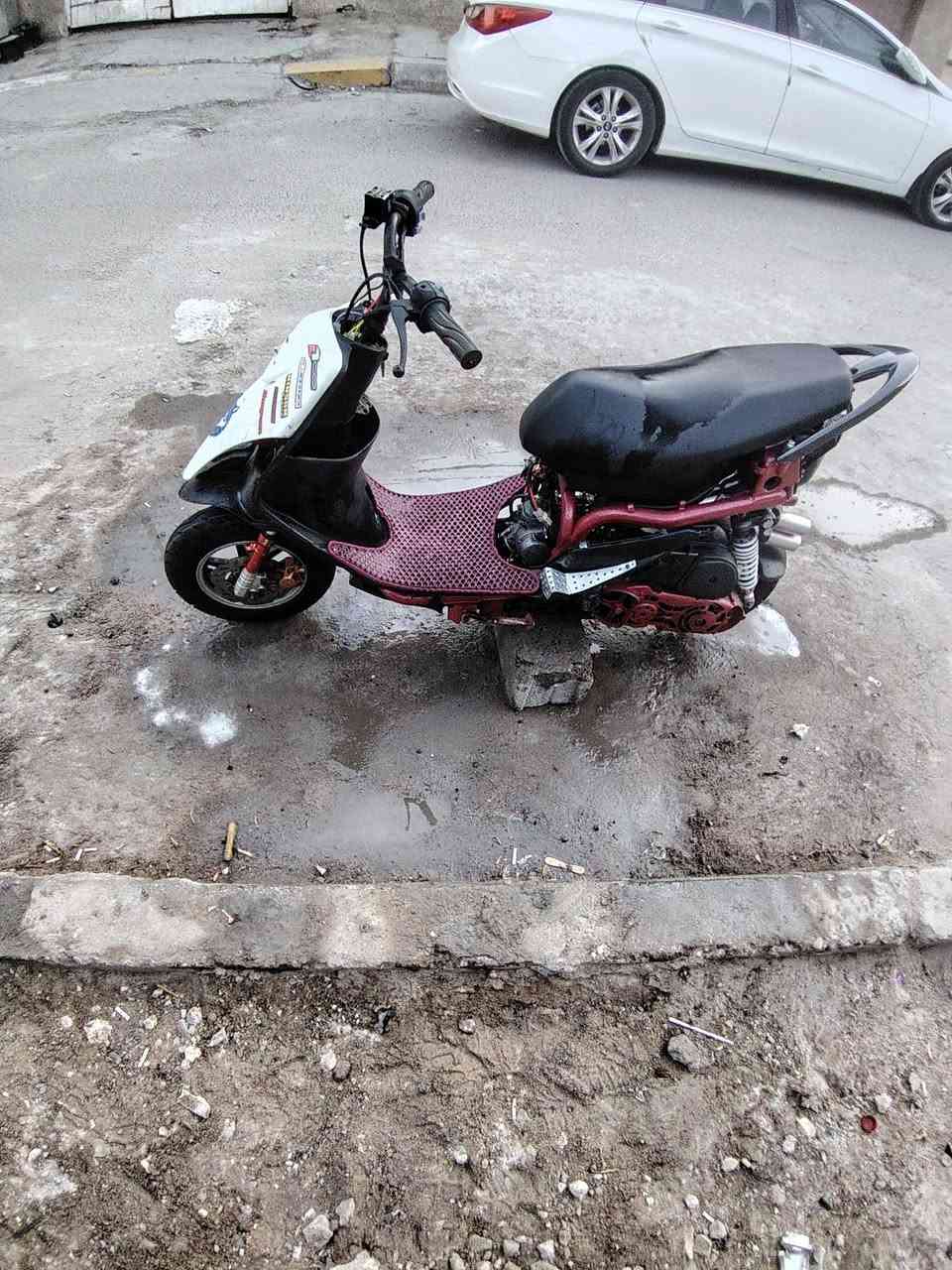 سلام عليكم للبيع دراجه ماكس مال العب أربعه والفات بوش ٦٣ روله ٣٠٠ كور بصمة دراجه هاون شعله ومعدل سم كامله شغاله نكره سلف بكاني بغداد البياع شراي يخابر *********** سعر ٧٥٠ وبيهه مجال خاص ماجاوب
