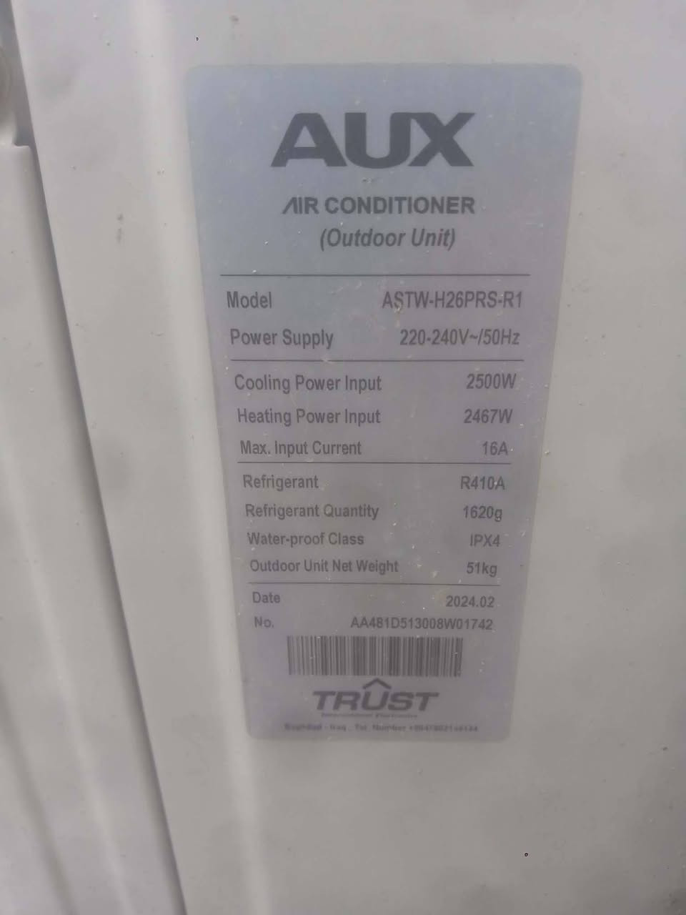 ﺳﺒﻠﺖ اوﻛﺲ ﻃﻨﻴﻦ اﻟﻌﺎم اﺧﺬﺗﻪ ﺑﺲ ﺑﺼﻴﻒ ﺷﻐﻠﺘﻪ اقل  ﺷﻬﺮﻳﻦ اﺧﻮ اﻟﺠﺪﻳﺪ ع ﻓﺤﺺ اﻟﺴﻌﺮ 450ﺑﻲ ﻣﺠﺎل مكان نجف حي النداء صور مواضحه بسبب كاميرا التلفون


**إذا كنت صاحب هذا الإعلان وتريد حذفه لأي سبب، رجاءا أرسل رسالة إلى الدعم الفني**