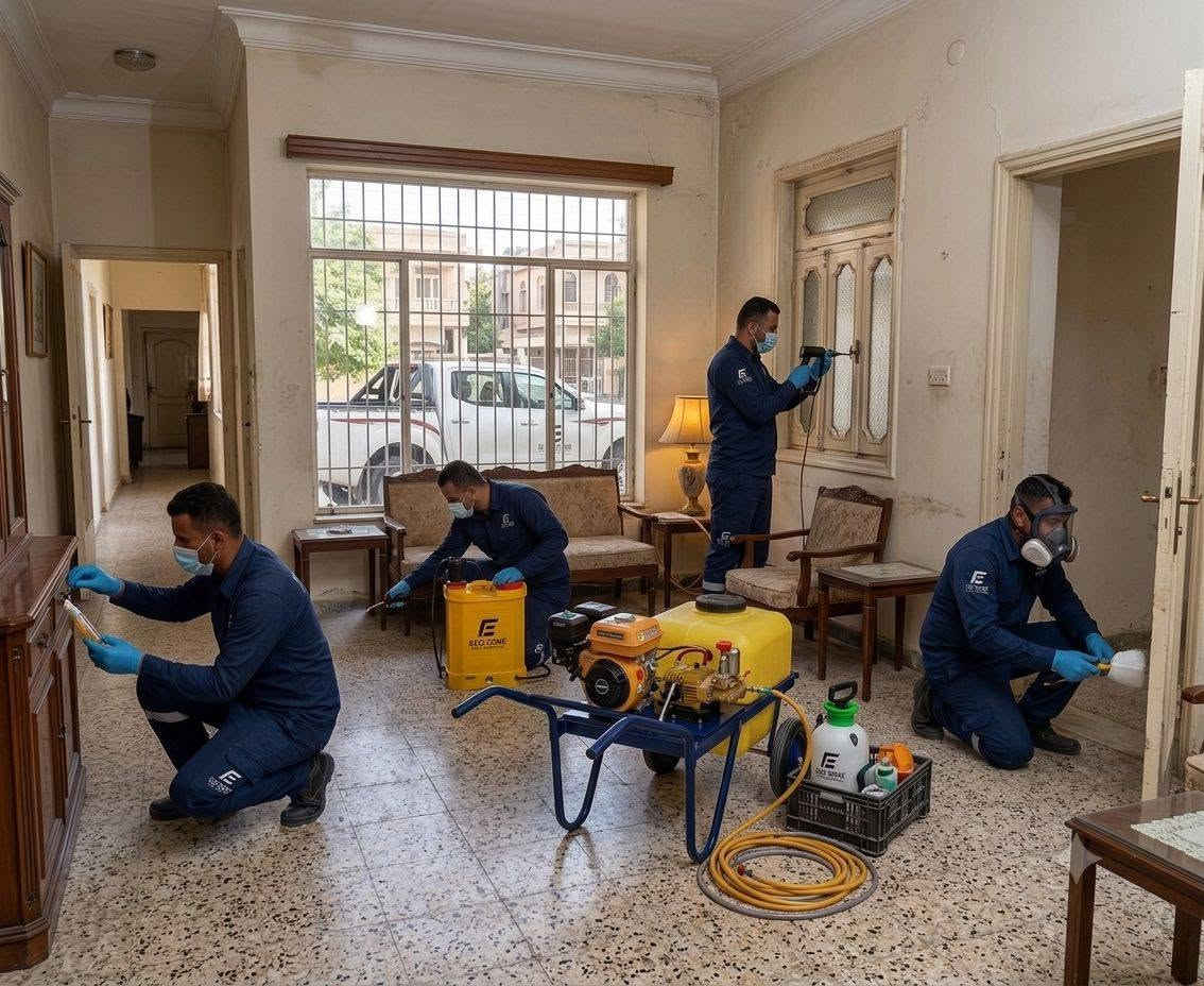 مع إيكو زون، احمِ منزلك ومنشأتك من حشرة الأرَضة (النمل الأبيض) قبل أن تتسبب بأضرار كبيرة في الأخشاب، الأبواب، الشبابيك، الأسقف، والأثاث 🏠🐜
ومع حلول فصل الصيف يزداد نشاط الأرَضة، لذلك هذا هو الوقت المناسب للكشف المبكر والمعالجة الاحترافية قبل تفاقم المشكلة.
خدماتنا تشمل:�✅ كشف ميداني شامل وتحديد أماكن الإصابة�✅ فحص الأساسات ومحيط المبنى�✅ إنشاء حاجز كيميائي باستخدام مبيدات معتمدة�✅ حقن التربة والأساسات وفق المعايير الفنية�✅ معالجة جميع نقاط الإصابة والشقوق والفتحات�✅ تقرير فني بعد الانتهاء من العمل�✅ إرشادات وقائية للحفاظ على المبنى من إعادة الإصابة
ضمان خطي لمدة 10 سنوات ضد عودة الإصابة، مع إعادة المعالجة مجانًا خلال فترة الضمان وفق الشروط.
نعمل:�بغداد، الأنبار، ديالى، واسط، صلاح الدين، البصرة، كربلاء، بابل
للتواصل والحجز:�
📞 ***********
📞 ***********
📞***********
إيكو زون — حلول احترافية لحماية المنازل، الفلل، الشركات، المستودعات، المدارس، المطاعم، وجميع المنشآت من أخطار الأرَضة.
مع إيكو زون، احمِ منزلك ومنشأتك من حشرة الأرَضة (النمل الأبيض) قبل أن تتسبب بأضرار كبيرة في الأخشاب، الأبواب، الشبابيك، الأسقف، والأثاث 🏠🐜

مع إيكو زون، احمِ منزلك ومنشأتك من حشرة الأرَضة (النمل الأبيض) قبل أن تتسبب بأضرار كبيرة في الأخشاب، الأبواب، الشبابيك، الأسقف، والأثاث 🏠🐜
