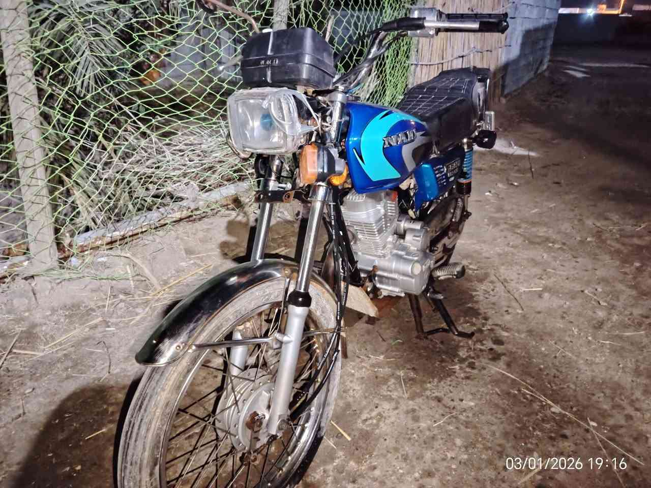 السلام عليكم
دراجه نامة ايراني شلامجه موديل 2022 ماشية 7 الاف 
رقم وسنوية بأسمي
***********
