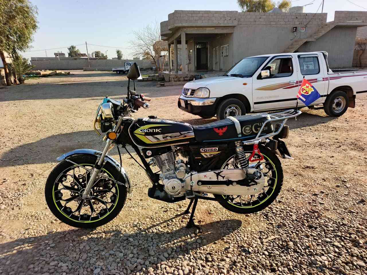 ♦️ سولنك 
♦️موديل 2025. 
الدراجه نضيفه💠تشغيل عن بعد💠  💠 محرك 200
♦️دراجه خير من الله  
♦️منفيس موجود
♦️محرك عله وضع الشركه
♦️المو شراي يترك المنشور
♦️مكان كركوك  ملا عبدلله 
♦️السعر 650 بي مجال 
♦️ ***********
