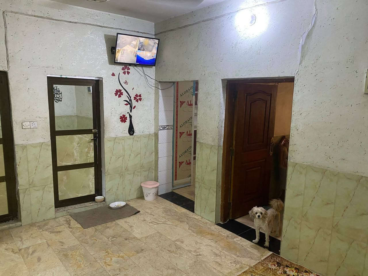 السلام عليكم 
بيت بجسر ديالى القديم /حي الحكيم بالقرب من ملعب اسلام ودائره المجاري 
مساحة ١٥٠ متر طابقين
طابق الاول كراج وحمام خارجي (wc ) مدخلين مدخل الاول للاستقبال والثاني للمطبخ
بعدهي صاله وغرفه نوم مع حمام ومنورين الارضيه مرمر طبيعي 
الطابق الثاني:
ثلاث غرف نوم وصاله وحمام
للاستفسار: ***********
