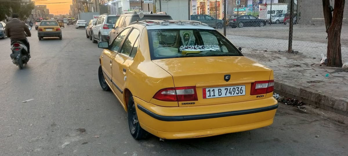 سمند 12 للبيع
السيارة بسمي رقم بغداد 
السيارة مابيهة اي نقص
كلشي شغال
السيارة نظيفة كلش
العنوان بغداد 
السعر 38
الرقم  ***********
