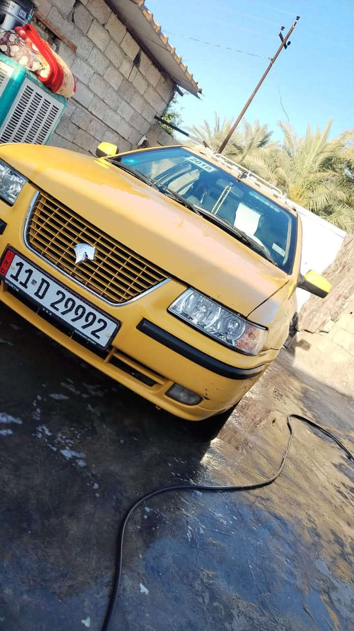 السلام عليكم سمند  موديل ٢٠١٠كير مكينه كفاله تبريد شغال ثلج صدر خلفي امامي جديد تخم تاير سنتر لك شغال كهربائياته كله شغاله ترايك وين ماتريد نقص برغي مابيه بس كشرتها تعبانه بيها خياسات بالبطانه والقماره شبر السياره مصفره هيئه وغرامات رقم انگليزي باسمي السياره تحويل شوكت متريد ٢٧بيه مجال للشراي هذا رقمي وتدلل***********
