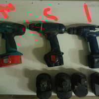 دريلات • ٣ قطع • ٤ بطاريات