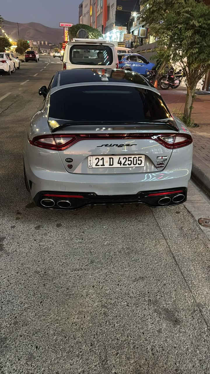 السلام عليكم
للبيع كيا ستنكر GT2 موديل 2022
رقم السليمانية
محرك 3.3 V6 توين تيربو 
كير أوتوماتيك 8 سرعات
فول مواصفات GT2

من أهم المواصفات:

* تبريد وتدفئة للمقاعد الأمامية.
* مقاعد جلد كهربائية مع حفظ وضعيات السائق.
* تدفئة للمقاعد الخلفية.
* تدفئة للمقود.
* فتحة سقف.
* شاشة كبيرة مع Apple CarPlay و Android Auto.
* نظام صوتي Harman Kardon.
* كاميرا 360°.
* حساسات أمامية وخلفية.
* رادار أمامي.
* مثبت سرعة ذكي (Adaptive Cruise Control).
* المحافظة على المسار.
* مراقبة النقطة العمياء.
* تحذير الاصطدام مع فرملة طوارئ.
* تشغيل بصمة ودخول ذكي.
* إنارة LED كاملة.
* شاحن لاسلكي للجوال.
* هيد أب ديسبلاي (HUD)
.
.السيارة عليها ويل رياضي WILD Racing

 حادثها جملغ خلفي وجنطه وبيها بنيد صبغ البجم كبس
 
للاستفسار :***********
