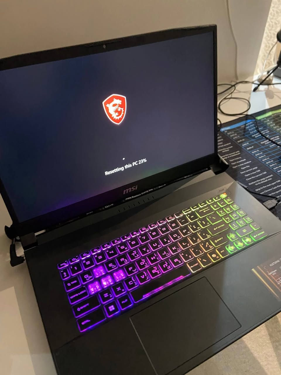 Msi katana 17 hx
لاب توب كيمنك 
للبيع 
I9 14hx 
5070
32 ddr5 
1t m.2
17.3 2k 240hz 
وياها شاحنه وستاند من الشركه 
المكان نجف 
السعر مليونين و650
موجود وصل الشراء


**إذا كنت صاحب هذا الإعلان وتريد حذفه لأي سبب، رجاءا أرسل رسالة إلى الدعم الفني**