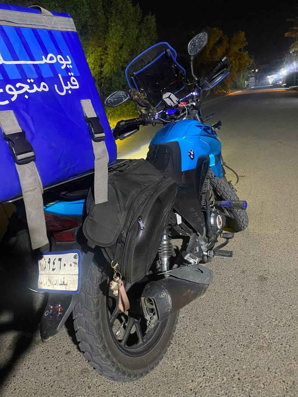 سلام عليكم rk للبيع موديل 24 دراجه محرك ما مطخوخ نقوصات دراجه جبن مال دبل امامي وبيها ضربه بل تانكي 
الدراجه علي كمبياله يعني سنويه بأسم الشركه وهذا شي مراح يضرك اذا شتريتها واني ما استخدام خمس اشهر ترا مشيتها من هواي سيطرات بهيج سنويه 
سعر الدراجه واحد و200
1200
تواصل فقط واتس ***********
