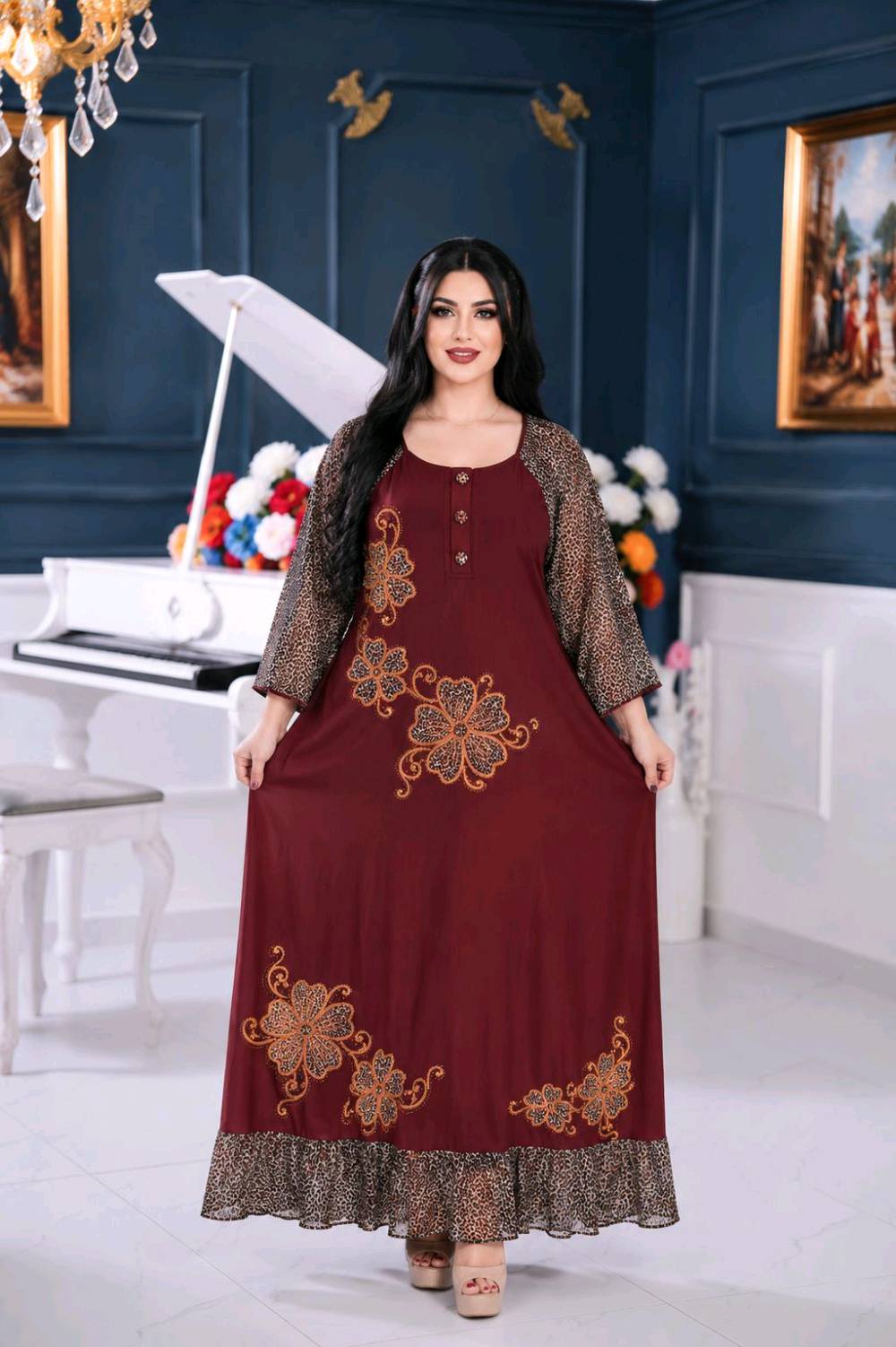 بيت الأناقة والجمال ✨ أزياء راقية لكل إطلالة 👗

دشداشة  نسائي كشمير كابوي الأصلي ✨

القياسات:يلبس من وزن 45 الى وزن ١20 كيلو 

📌 ملاحظة:
- يتوفر فحص عند الاستلام للتأكد من البضاعة.

 توصيل جميع محافظات العراق  🇮🇶