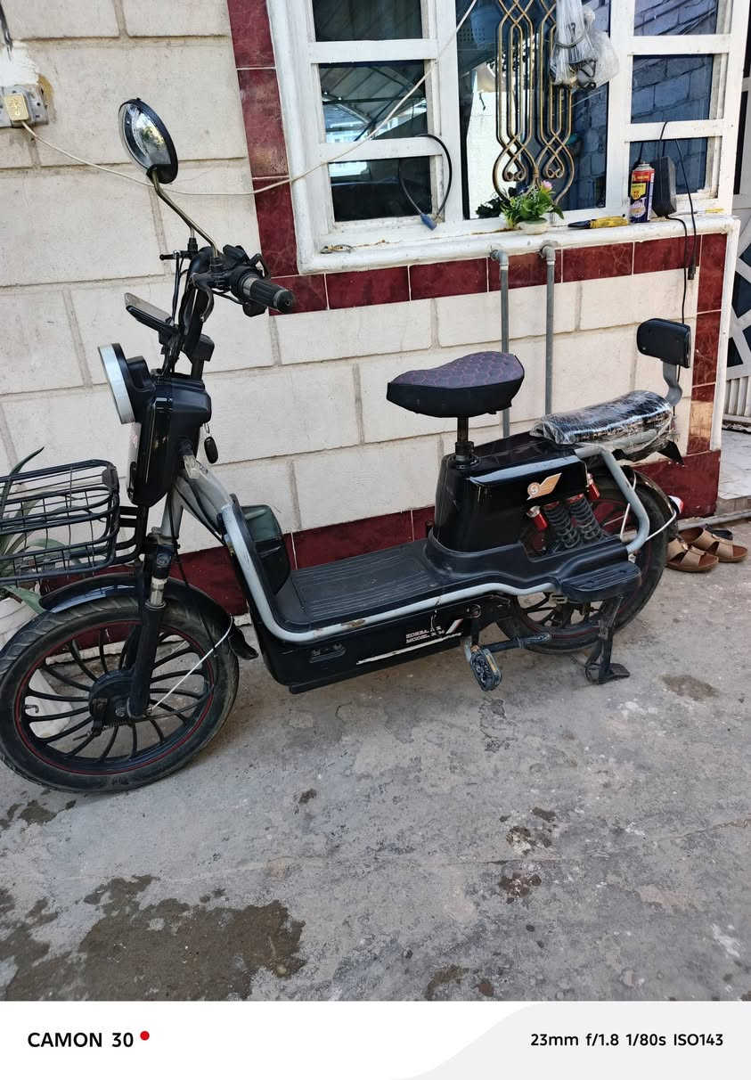بايسكل شحن موديل 25 بطاريات خمسه مثبت سرعه كله شعال السعر 250 وبيه مجال *********** خان بني سعد
