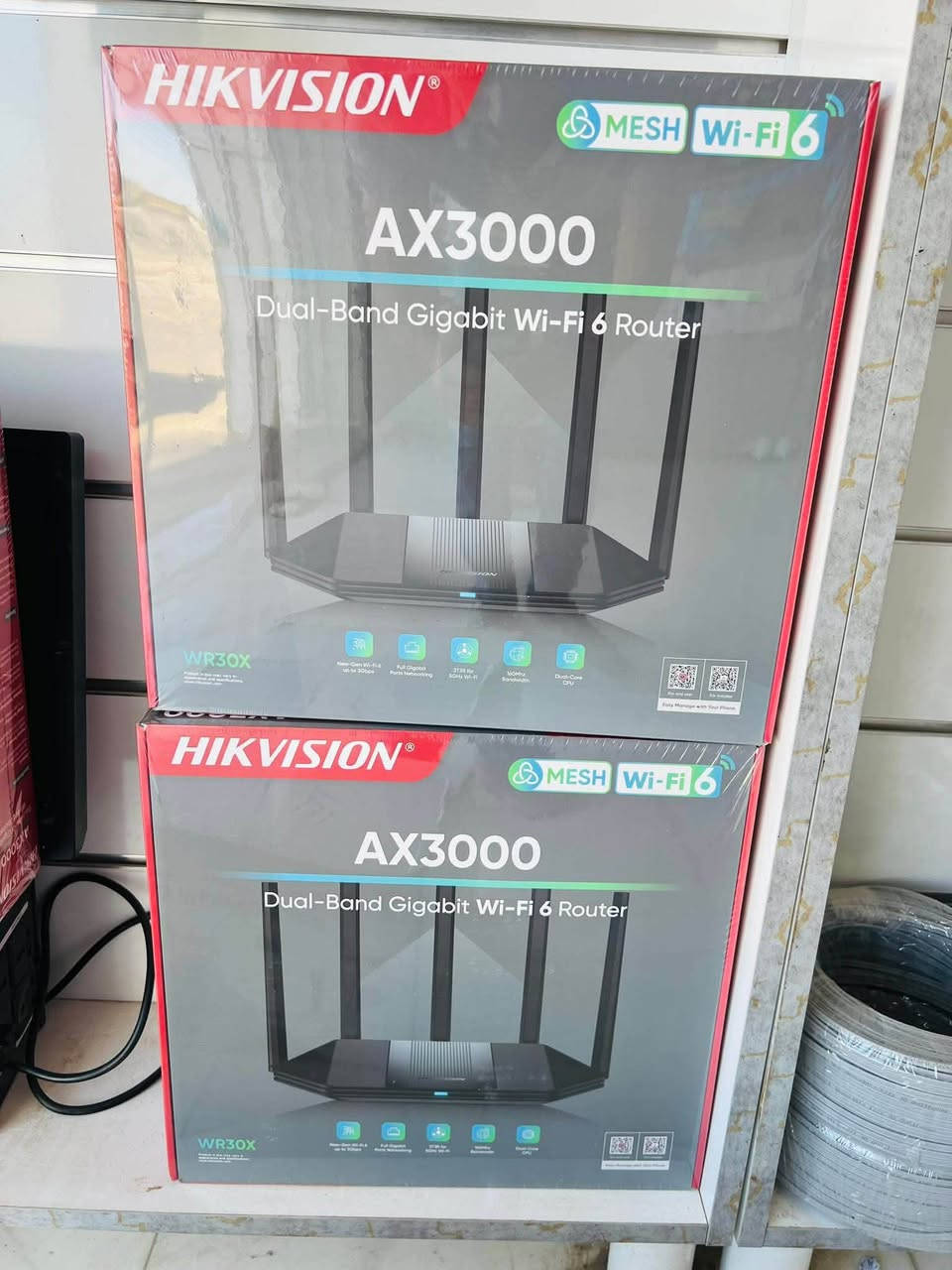 على بركة الله
بعد انقطاع طويل رجع توفر راوتر هيك فجن AX3000 مع ضمان لمدة سنتين والكمية محدودة

العنوان : قضاء الدور / شارع البانزيخانة/ مقابل متوسطة الشيماء للبنات - مجاور اعدادية الشيماء للبنات. 

***********-‭***********‬ 

يوجد توصيل لجميع المناطق
