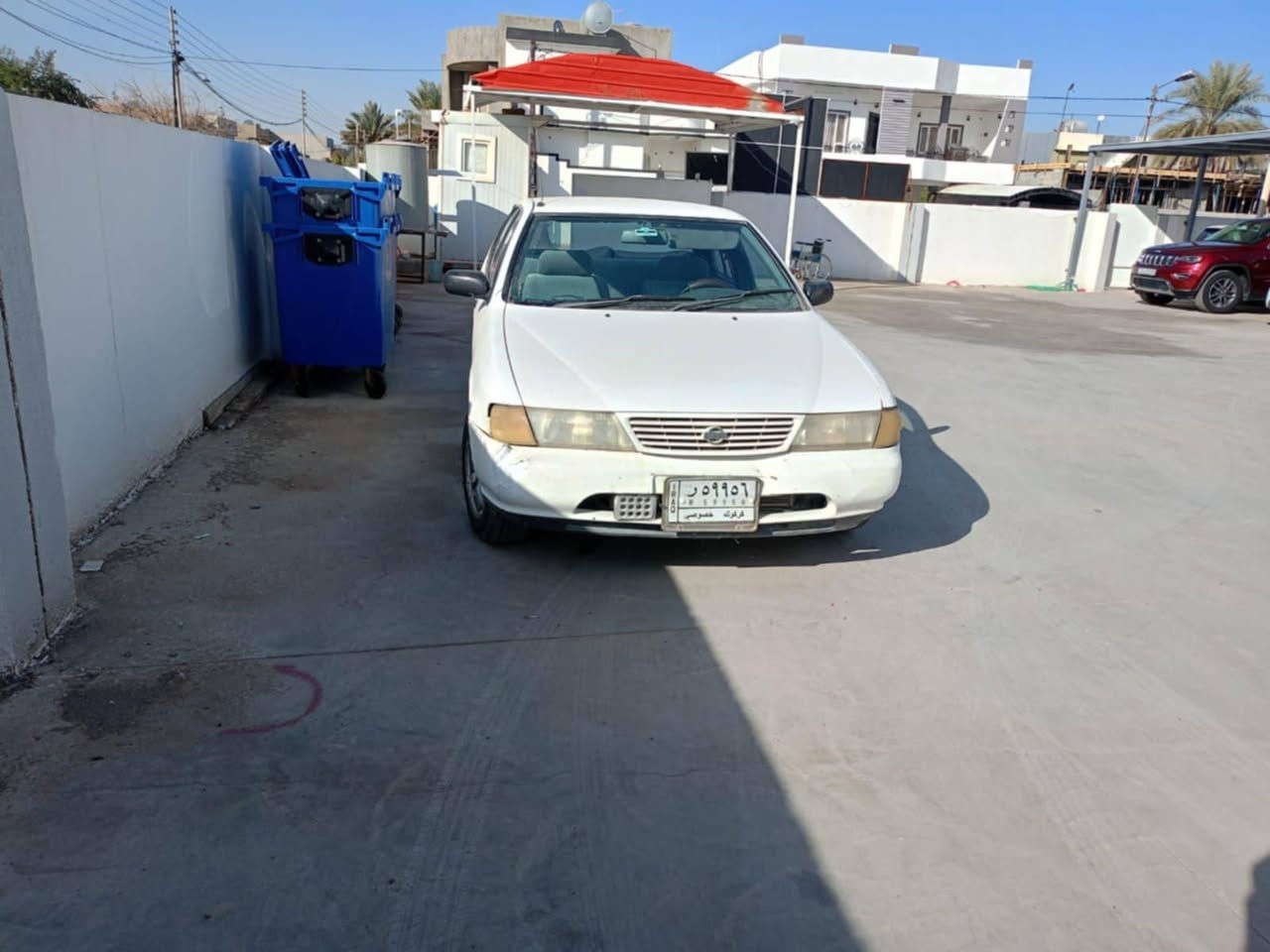 سلام عليكم نيسان صني للبيع موديل ٩٤ رقم كركوك سنويه جديده٢٠٣٠ كير أوتوماتيك أربع إطار جديد ويل كروم أي استفسار خابر على رقم وتدلل *********** مكان قضاء طوز
