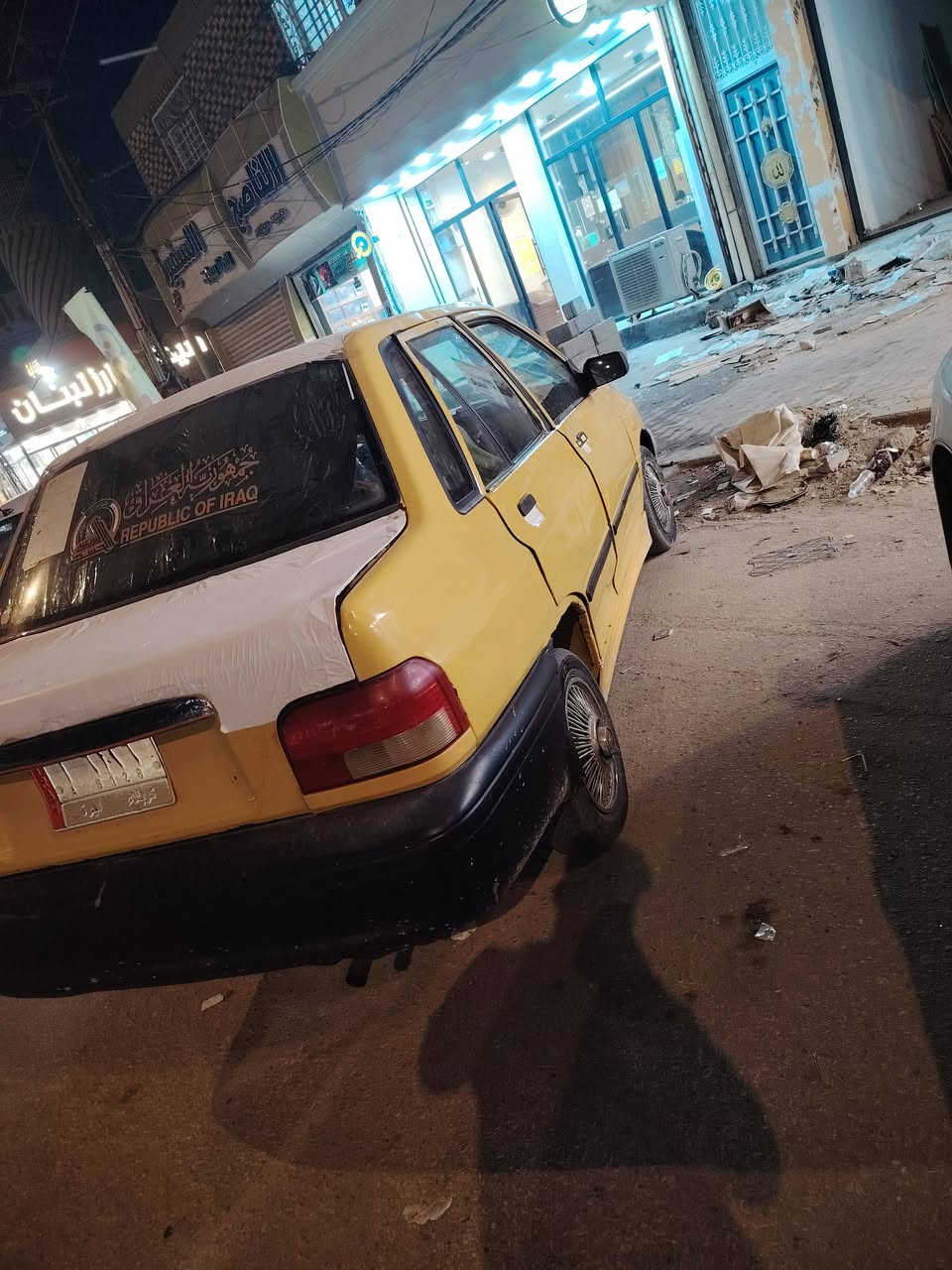 سلام عليكم سياره سايبه للبيع 2011
سياره تخم تاير جدد بيهه خيط بخار مكاني نجف سعر 10
***********
