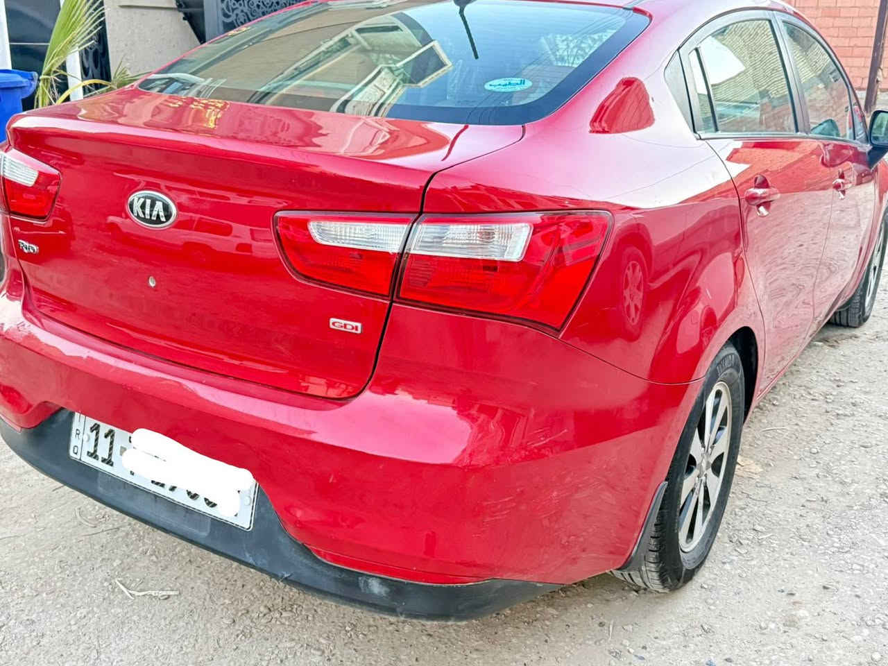 كيا ريو رقم بغداد انكليزي موديل 2017 ماشيه 50 الف محرك 1600 السعر 93 شاشه جام كهرباء ويل كب موبايل ***********
