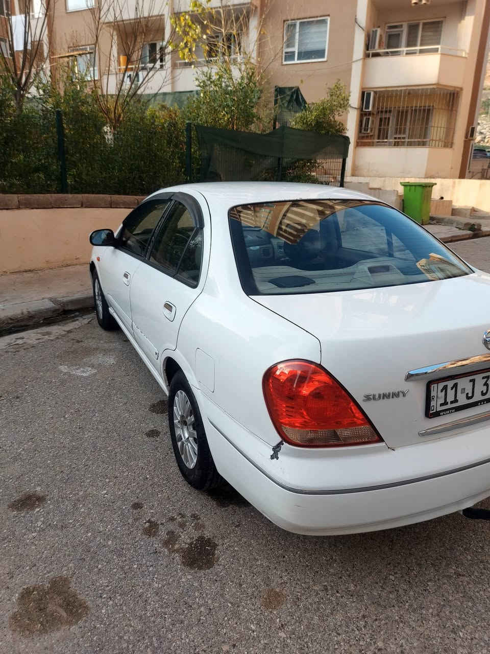 السلام عليكم.... نيسان صني ٢٠٠٩ ياباني بدون صبغ فقط تعديلات مكينة كير كهربائيات تدفئة شرط فقط يعوزها غاز تبريد.... السيارة مصروف عليها من ناحية حدادية والخ....
بأسمي السيارة وشرط التحويل او وكالة ورقمها بغداد مشروع وطني تتحول بأي محافظة بالعراق.
السعر المطلوب:- ١٠٥ ومجال للشراي 
للاستفسار تفضل خاص او اتصل على الرقم ***********
