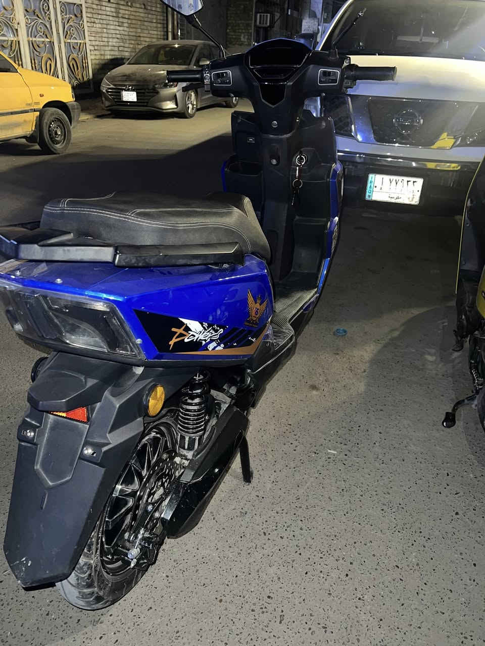 سلام عليكم دراجة شحن 6بطاريات سرعتهه 80حقيقي 
سعرهه 575 خاص راسلني واتساب فقط او شعندك مراوس بانزين راسلني هم خاص.          ***********
