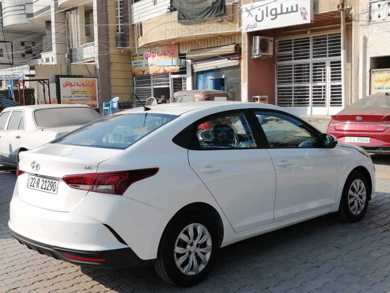 ***********
اكسنت ٢٠٢٣ خليجة 
رايدهة ب 112 ورقة 
محرك ١٦٠٠ دوش دكشن عالي
شاشة،، كاميرا دوارة
تبريد قطعتين  
تحكم ستيرن جهتين
بلوتوث حاكية موبايل
كروس سرعة 
حساسات خلفيه
اشاير بالمري
ماشية ٥٧ الف كم
بيهة حادث بالخليج جاملغ  امامي يمنة وبنيد ، وبيهة صبغ بالهلال الخلفي والباب جهة السايق بدون داخل
