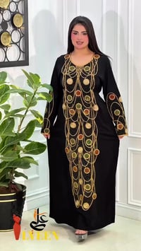 دشداشة كشمير • تطريز ستراس • مقاسات L XL 2XL