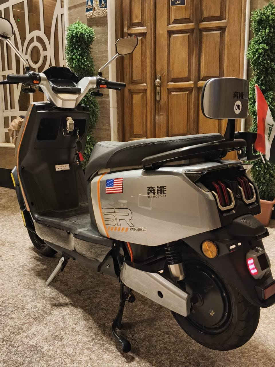 السلام عليكم
مكلف بالنشر
دراجة شحن وحش نوع SR BENNENG
جوزة ٥٠ امبير ٧٢ واط 
ملف ٢٥٠٠
ماشية ٦٠ الف
بيها جهاز انذار ضد السرقة وتشغيل عن بعد
سويجات عدد ٢
اشارات ودبل اشارة ولايت عالي وناصي 
للاستفسار الاتصال بالرقم *********** وليس التعليق على المنشور لعدم التفرغ
