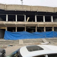 النجف الاشرف • واجهة عمارة ١٧م • اكساء بورسلاين