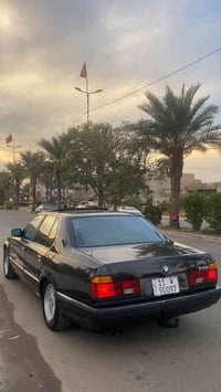 Bmw735  سياره موديل ٩٢ رقم بغداد الانكليزي شبه مميز باسمي تحويل مباشر ...