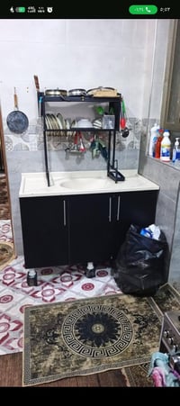 مرحبا كاونتر 3قطع اجدي اف جديد بس لباب  مشلوع سعر 125بيه مجال عنوان بغ...