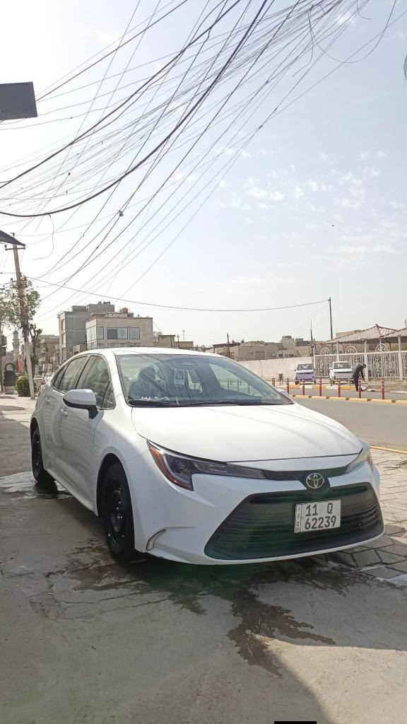 كورلا موديل 2024 وارد امريكي 
ماشيه 25 الف فقط ♧
بانزين فقط فئة Le 
رقم بغداد انكليزي 
حادثه جاملغ و باب فقط 
شرط الفحص بالسونار  
بحم على كبس الشركه 
السياره كلش جديده ومابيها نقص برغي
محرك 2000 
شاشه ايباد + كامره خلفيه
رادار امامي 
هاند بريك بصمه + تحديد مسار
قياده اليه + شاشه اعطال 
اوتو هولد+ اضويه زينون
السعر 170 $
***********
*********** بغداد, العراق
