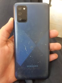 سامسونك A02s ذاكره 64  مبدل شاشه + كامره خلفيه ما تشتغل سعره ٣٥ الف وي...