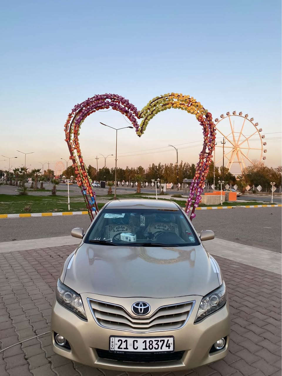 سلام عليكم 

تيوته. كامري 

موديل 2010

وارد كندي 

ممشى. ١٩٩

تبريد تدفه. فوال

كشن كهربائي + تحكم تثيبت سرعه+ تحكم مري 

ضرر جامرلق + ربع بونيت. بدون دواخل.  ايرباك سليم 

مكان سياره كركوك. 

سياره رقم سليمانيه بسمي تحويل ثاني يوم 
دفتر بانزين بيه

سعر ١١٠ وبيه مجال.  

رقم هاتف *********** كركوك, العراق
