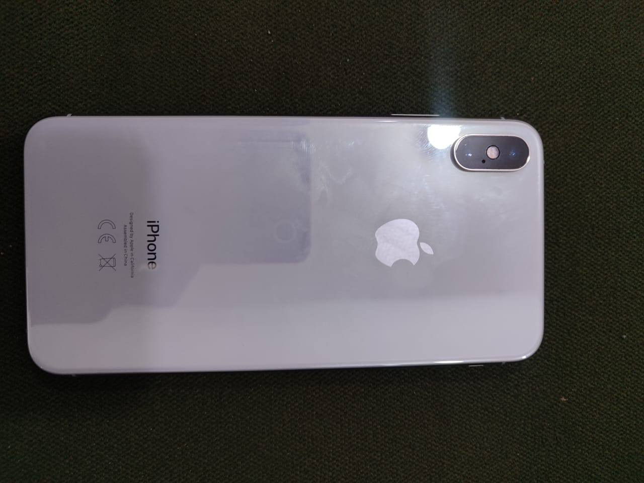 ايفون اكس ماكس للبيع
الجهاز نضيف كلش شخط مابي 
مفتوح تخطي 
تكدر تضيف حساب ايكلود 
وتستخدمة طبيعي 
اي استفسار راسلني واتساب وتدلل 
***********
