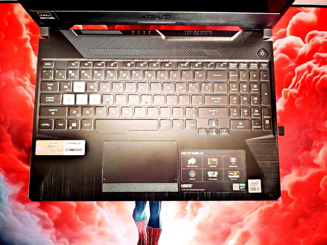 عروض النااار 🔥🔥⚡ 💥💭💭💥 بالكاتون تجي 
لابتوب ASUS TUF Gaming من فئة  الجيل العاشر عشر ورام 16    كيكا  و كارت شاشه داخلي 8 كيكا  و وكارت شاشه خارجي 6   كيكا نوع GTX 

💭 مواصفات اللابتوب⚡⚡⚡⚡ ⬇️

ASUS TUF Gaming F15 
Core i7-10 H♦️
Ram16   DDR4 
 Hard Disk 512 ssd M.2 NVMe 
INTEL UHD Graphics - 8 gb
GPU 1 :   GTX 6  GB - 1660Ti
15.6 inch FHD
windows 11 Pro

لابتوب ASUS TUF Gaming F15 
كوراي سفن - الجيل العاشر عشر فئه H
رام: 16  كيكا 
هارد: 512GB كيكا - SSD
كرت شاشه داخلي 8 كيكا
كارت شاشة خارجي 6 كيكا نوع GTX 1660Ti 
حجم الشاشه 15.6  انج 
كيبورد ضوئي - ليزري ( عربي - انكليزي)
السعر: ٨٠٠ الف دينار فقط.

🎁🎉  الهدايا والملحقات 🎉🎁

♡ حقيبة
♡ ماوس 
♡ شاحنة 
⭐️ يوجد توصيل لجميع محافظات العراق 🚚
♡ 5 ألف لبغداد.
♡ 7 ألف لجميع المحافظات.

📝 للحجز والاستفسار، 
يرجى التواصل معنا عبر ماسنجر الصفحة
او عبر الواتساب: ***********
🤝 مركز نانو تكنولوجي 
لبيع وشراء اللابتوبات المستخدمة في العراق
العنوان: بابل - المحاويل - حي الاسرة 

ضمان من اي عطل لعشرة أيام لجميع القطع.
