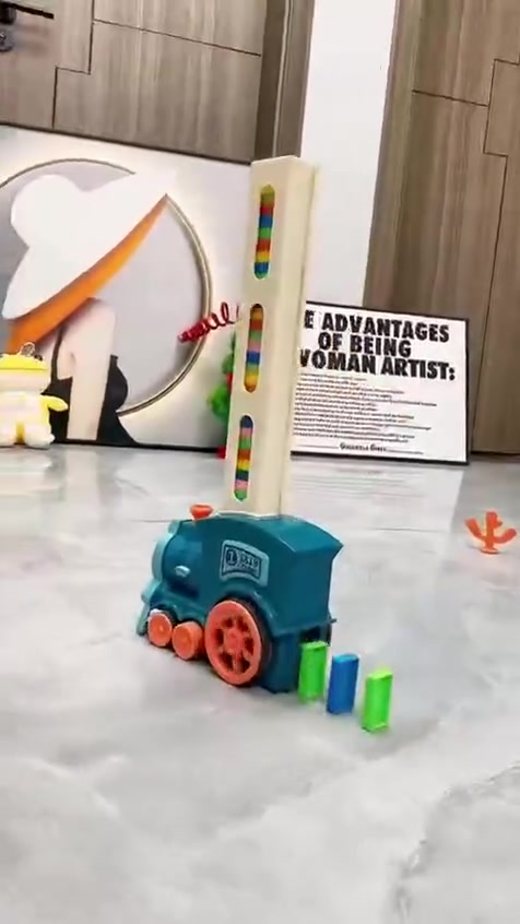🚂DOMINO TRAIN🚂
قطار الدومينو الذكي لتطوير ذكاء طفلك وهو يلعب في نفس الوقت و يساعد الطفل على التخيل والإبداع . و بتنمي مهارات كثيرة جدآ عند الطفل منها 👇:-
  
❤️ مصممة للكل تبدأ من عمر 3 سنوات واكثر
❤️ تنمي التركيز و التتبع البصري والأدراك  
❤️تنمي مهارة التصنيف حسب اللون
❤️ التوازن و الثبات الحركي و خفة اليد في توجيه القطار
❤️ تصميم أشكال مختلفة و جميلة بالدومينو
❤️ مفيدة لحالة التوحد لدى الاطفال 🙍🏻‍♂️🙇🏻‍♂️
❤️ كما يمكن قضاء وقت ممتع بها طفلك 👶🏻
❤️تحتوي على ٦٠ قطعة دومينو
❤️صوت وضوء ممتع تعمل على البطارية #الاصلية
🚘يوجد خدمة توصيل لجميع محافظات العراق


**إذا كنت صاحب هذا الإعلان وتريد حذفه لأي سبب، رجاءا أرسل رسالة إلى الدعم الفني**