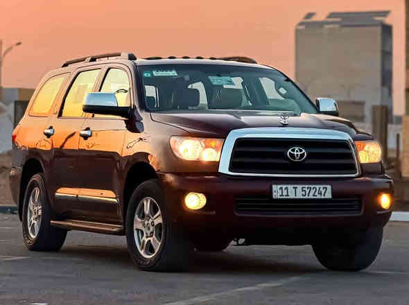 تويوتا سيكويا موديل 2009 فئة SR5 خليجي
مكفولة كفالة عامة من الضربه والصبغ والتبديل بعدها على وضع الوكالة السيارة جديدة جدااا بحالة الشركة جاهزة من كلشي كير مكينة حدادية تبريد ثلج  تدفئة كلشي جاهز وشغال موااصفات السيارة فووول مواصفات 1/1 SR5..........
مكينة من نوع FORCE i8(5.7L)..
فتحة.
كراسي جلد.
كراسي كهرباء.
7 راكب.
3 قطع تبريد ((منفصل)).
نضام تبريد CLIMATA ثلاث قطع.
نضام APS.
نضام Cruise Speed ((مثبت سرعة)).
شاشة كبيرة((نضام APPLE CAR PLAY+B-T+Wi-Fi)).
منافذ ((USB+USB-C)).

🛑 السعر سوي تعليق يصل مباشرة 🤖 

وبعد بيهاا هواااي مواصفات السيارة جاهزة وكاملة 100% من جميع النواحي بعدها بحالة الوكالة وبل اضافة عليها طبقة حماية ((نانو سيراميك)) مع الضمان رقم بغداد دولي سنوية ((2030)) تتحول في كافة محافظات العراق 

رقم صاحب السيارة 
***********
