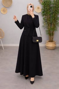 طقم فاخر • فستان كلوش • مقاسات ٤٠-٥٠