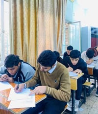 👈🏻معهد البلديات  الـمركزي👉🏻   جانب من أداء امتحان مادة اللغة الإنكليزي...