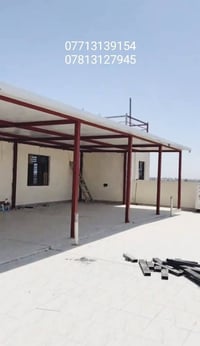 سقيفة طابق ثاني • ساندويج بنل • ١٠م×٥م