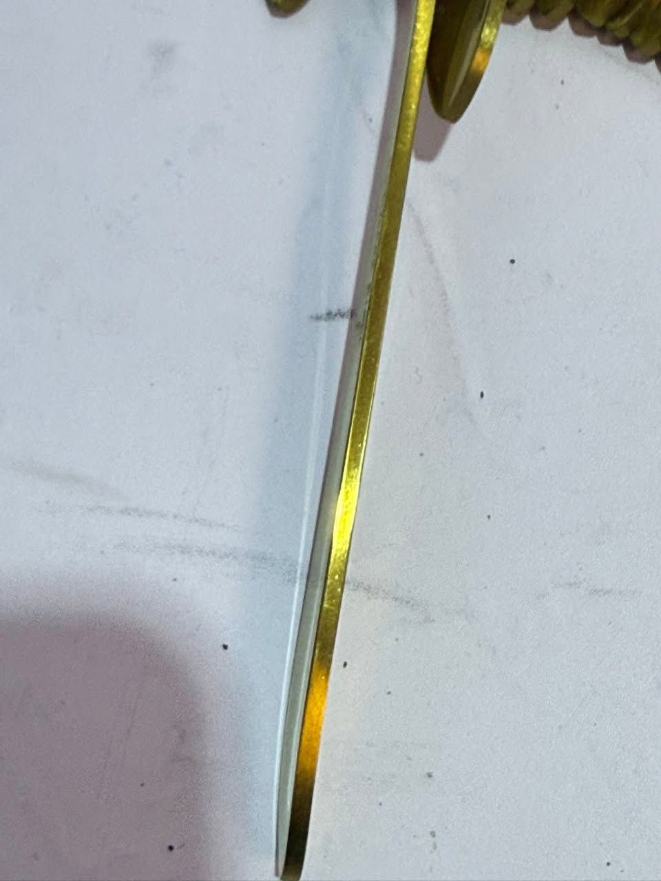 خواشيك ذهبي وزن ثقيل مختوم ومحفور ستال ستيل الشكل موضح بالصور على الفحص 20 قطعة كلهم ب10 الف


**إذا كنت صاحب هذا الإعلان وتريد حذفه لأي سبب، رجاءا أرسل رسالة إلى الدعم الفني**