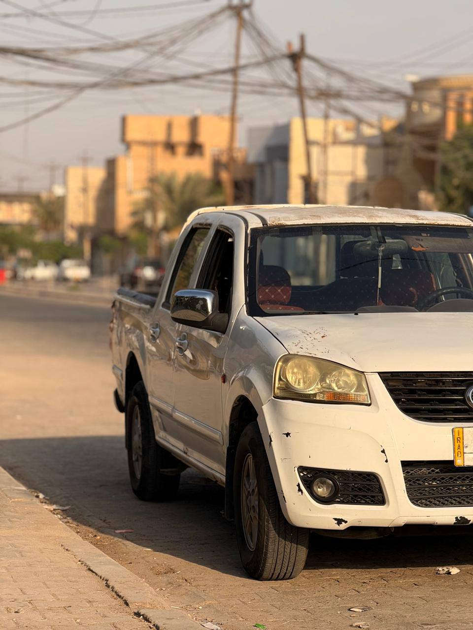 سيارة للبيع
مكلف بالنشر
بيكب كريت ويل 2013  
نمرة السيارة نجف بيها حادث جاملغ امامي وبنيد وبيها بارد بالبدي السيارة موديل 13 
السيارة على الشوف عل وضعها 
السيارة حداديتها زينة وبيها زوج تايرات جدد والسيارة جاي استخدمها ومابيها مشاكل بالمكينة
السعر 50 وبيها مجال للشراي
للتواصل ***********
