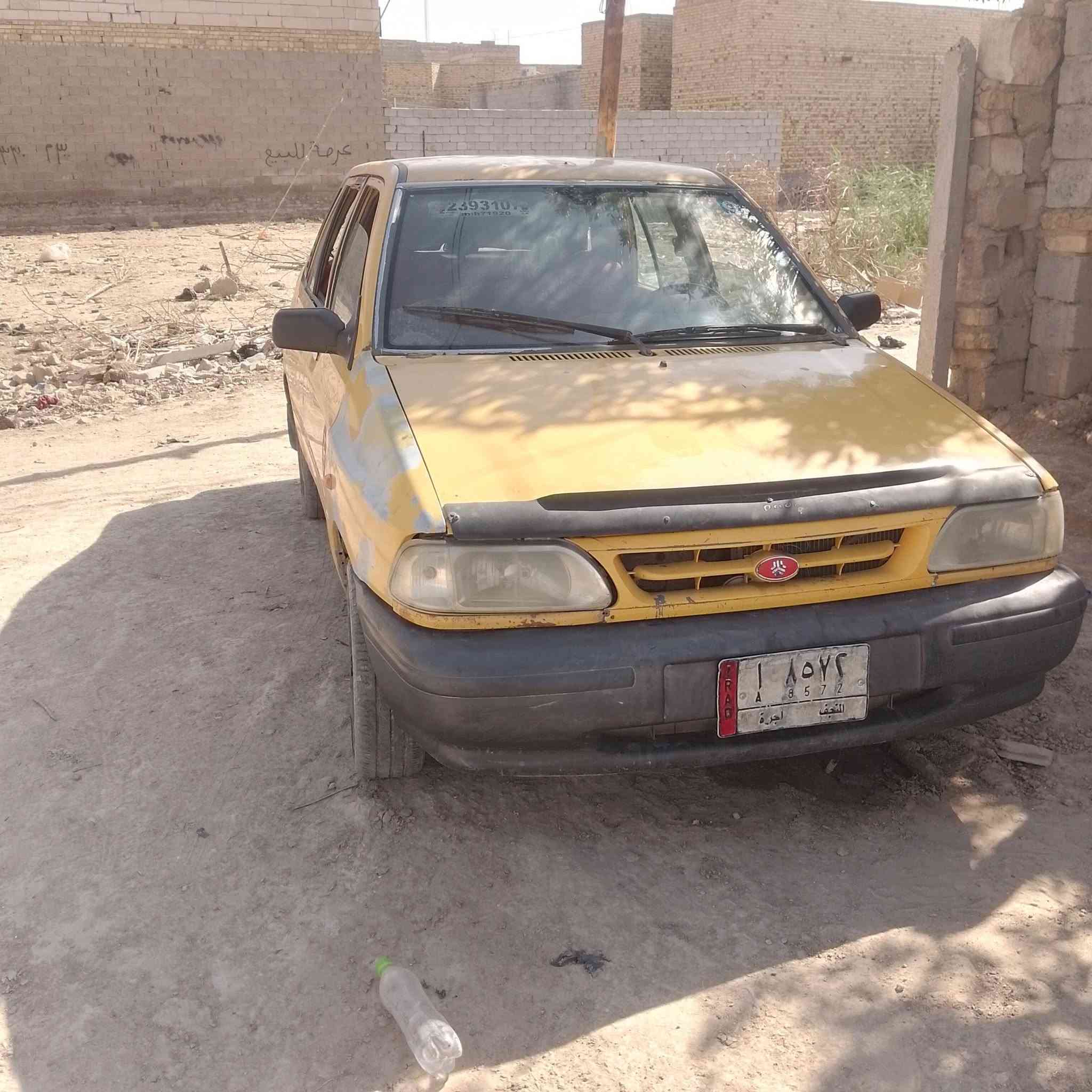 لسلام عليكم سايبه للبيع 
‏موديل ١١
‏سياره كلشي ما عوزهة بس دعاميات وترتيب مكينه معمره ستوهة 
‏البارحه كملت من السمكره عامه 
‏مصفره هيئة غرامه ١٠٠ عل مشتري راعيهة موجود ايداور  رقم مطبوع نكليزي بالنجف ما مستلمه 
‏مكانهة ديوانيه 
‏سعرها ١٥
‏الاستفسار ***********
