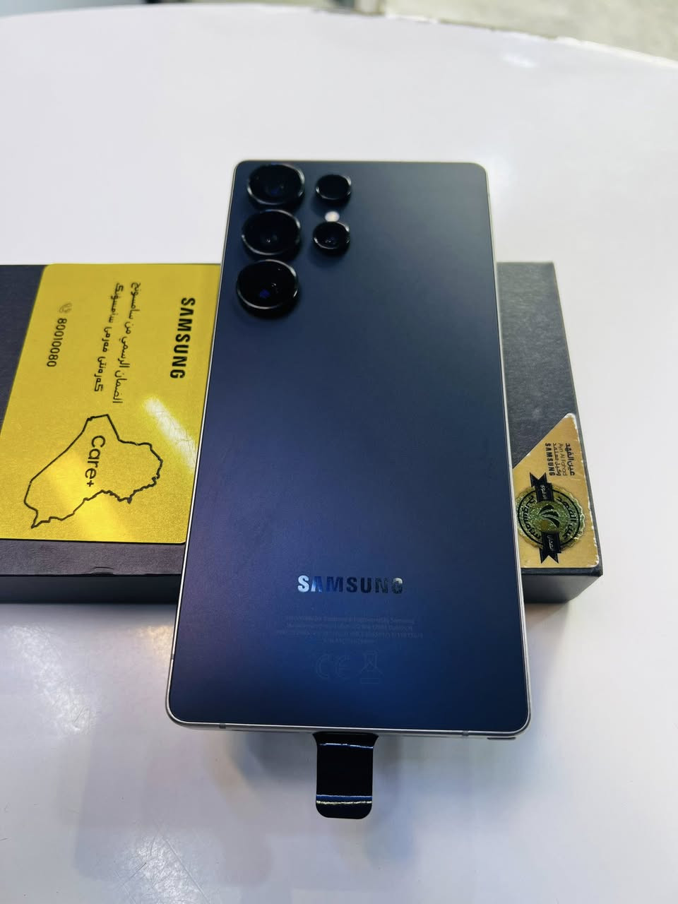 السلام عليكم 
سامسونك s25 الترا وكاله عين الفهد كرت ضمان الشاشه
استخدام جداا قليل كيبل غير مستخدم 
الذاكره 256/12 
السعر 1150 
العنوان الدوره ابودشير 
الاتصال:***********
