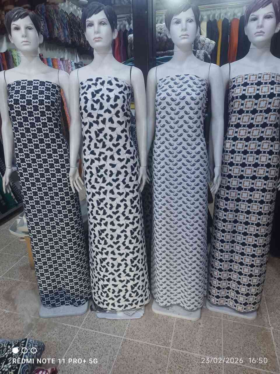 السلام عليكم
وصلنا سندرلا مشجر الاصلي 
البيع مفرد وجمله باسعار مناسبه
لاصحاب المحلات والخياطه 
يستخدم للفساتين والبشتات والقمصان...... 
 توصيل داخل كركوك ولجميع المحافظات 
  تابع الصفحه ليصلك كل جديد 
  عنوان كركوك حي الواسطي عل سايدين النجده مقابيل صيدلية الفجر
بجوار لحم بعجين نونه
 للحجز  ماسنجر او واتساب ***********
رابط البيج الخاص
https://www.facebook.com/profile.php?id=61556801904013&mibextid=ZbWKwL
