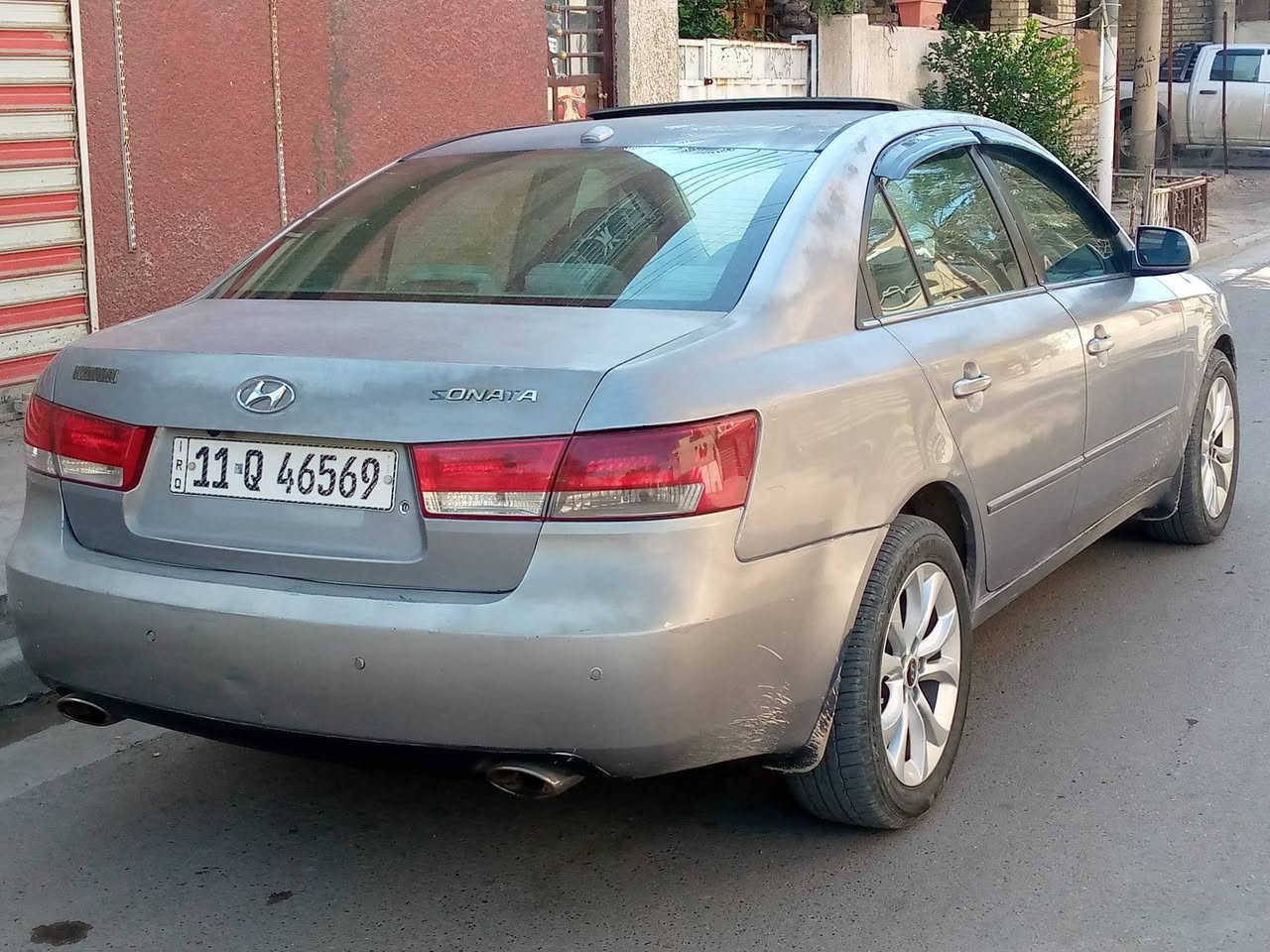 السلام عليكم 
هونداي سوناتا موديل 2008 وارد امريكي 
محرك ستة سلندر 3300 V6  رقم بغداد الجديد الإنكليزي/حادث جاملغ خلفي بدون دواخل السياره كلها ليبل واحد
بدون تبديل اي قطعه /بيها كم قطعه جارده 
فتحة سقف سلايد 
كرسي كهرباء/ حساس خلفي 
شاشة كبيره/ كامره خلفيه 
تخم تايرات جديد ويل كب / تبريد 
حداديه امامي خلفي جديده 
السعر 97$ بيها مجال بسيط 
مكان السياره الغزاليه الهياكل 
***********
