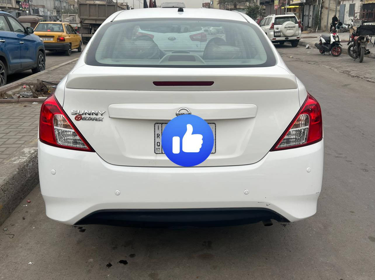 سلام عليكم نيسان سني 2024 ماشيه 35 الف سياره نضيفه رقم بغداد مكفوله من زلغات ورصعات ما عدا بارد بالباب الخلفي وصبغ كد شبر باقي كله مكفول من كلشي 
***********
