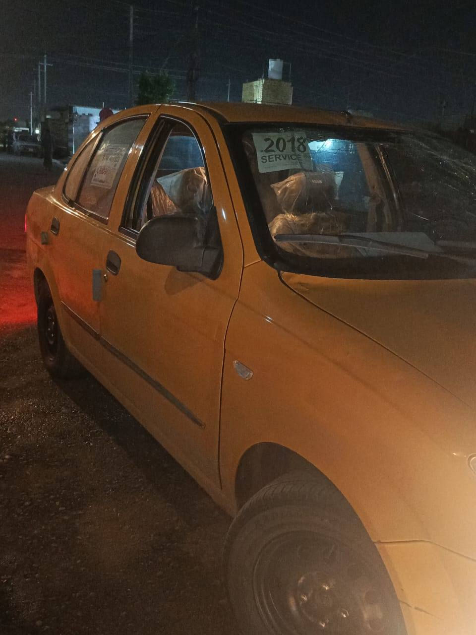 السلام عليكم......
سياره طيبه مديل 18
مكفوله من ((ضربه القويه)) 
مكفوله من ((تبديل))
(كير) كفاله
(مكينه) جديده بجيس
(كهربائيات) كلها شغاله
(سنويه) ما صاقطه
بسم واحد عرف..
بيها تعمير شويه بالكشر وصبغ
رقم ميسان...
مصفره هيئه وغرامه....
تبريد عوزه بس غاز لان بدلت طابوگه
تدفئه شغاله..
السعر 48
الاستفسار/. ***********
